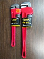 (2) Pipe Wrench