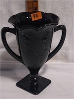 Black Amysthest double handled vase