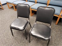 (2) Office Black Chairs