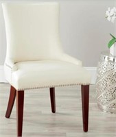 New Safavieh Becca Leather Dining/Side Chair