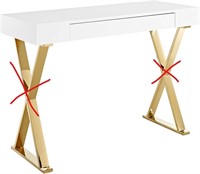 Modway - Sector Console Table, Office Desk, White