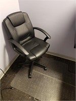 Office Chair and Mat