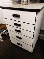 5-Drawer Rolling Cabinet