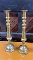 Antique Brass Candlesticks Candle holder Set of 2