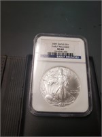 USA American SILVER EAGLE 2007 MS 69