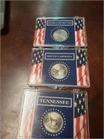 USA Commemorative  Gallery 3 Mint Quarters