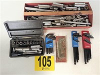 Assorted Sockets and Allen Wrenches