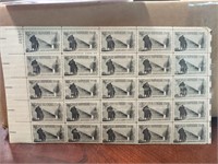 USA sheet of 25 mint stamps 4cents1960Scott1149
