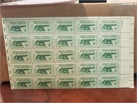 USA sheet of 25 mint stamps 4cents1961Scott1178