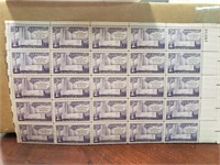 USA Sheet Of 25 Mint Stamps 3 Cents