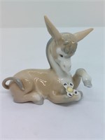 Lladro Porcelain Donkey Figurine