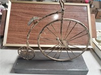 Metal Bike Sculpture Handmade Iron Model