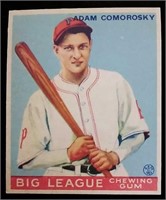 1933 Goudey #77 Adam Comorosky baseball card