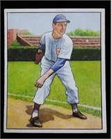 1950 Bowman #24 Johnny Schmitz baseball card