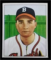 1950 Bowman #74 Johnny Antonelli baseball card