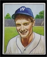 1950 Bowman #17 Sid Hudson baseball card
