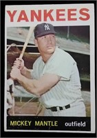 1964T #50 Topps Mickey Mantle baseball card -