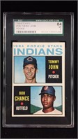 1964 Topps #84 Tommy John Rookie Card
