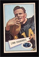 1952 Bowman Football #20 Lynn Chandnois -