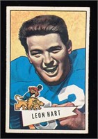 1952 Bowman Football #15 Leon Hart -