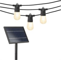 Solar LED Weatherproof Outdoor String Lights, 54'