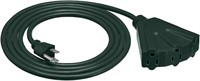 Outdoor Extension Cord with 3 Outlets - 8 ft