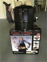 George Foreman indoor outdoor grill and steamer