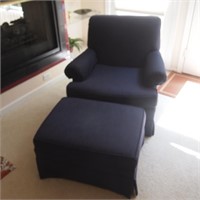 King Hickory Chair and Ottoman