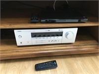 Yamaha receiver, speakers, Sony DVD