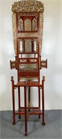 Asian carved folding wash stand