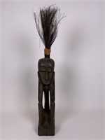 African carved wooden figural statue