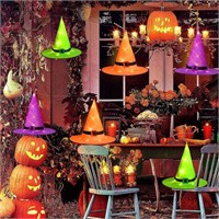 Battery Operated Halloween Glowing Witch Hats