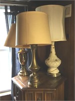 Lot of Vintage Table Lamps