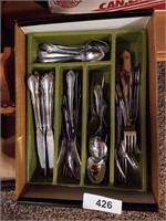 Flatware Tray w/ Flatware