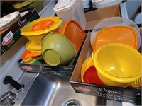 Tupperware Bowls w/ Lids (Some Non-Matching) &