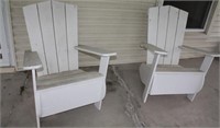 2 Matching Adirondack Style Chairs