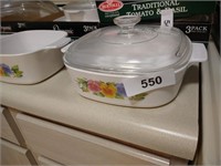 (3) Casserole Dishes w/ (1) Lid