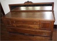 Vintage Sideboard with Mirror