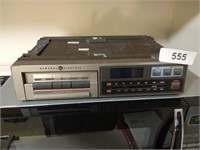 GE AM/FM Clock Radio Cassette Player