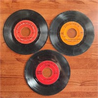3 Johnny Horton 45 Records