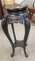 Tall Carved plant stand