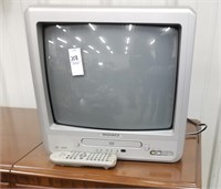 Old Magnavox TV with DVD player and remote