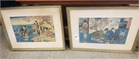 Set of 2 Japanese prints