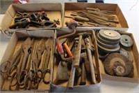 Files, Tin Snips, Chisles, Clamps & Misc. Tools