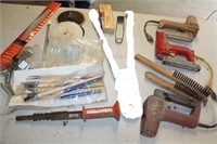 Dent Puller, Tape, Staplers & Wire Brushes