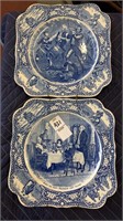 Decorative American Revolution plates