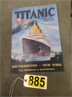 Titanic Tin Sign