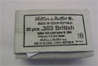 20 Rounds of .303 British Ammo - NO SHIPPING