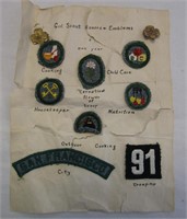 Vintage Girl Scout Honors & Emblems
