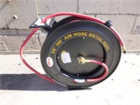 Unused 3/8"x100' Rubber Air Hose Reel